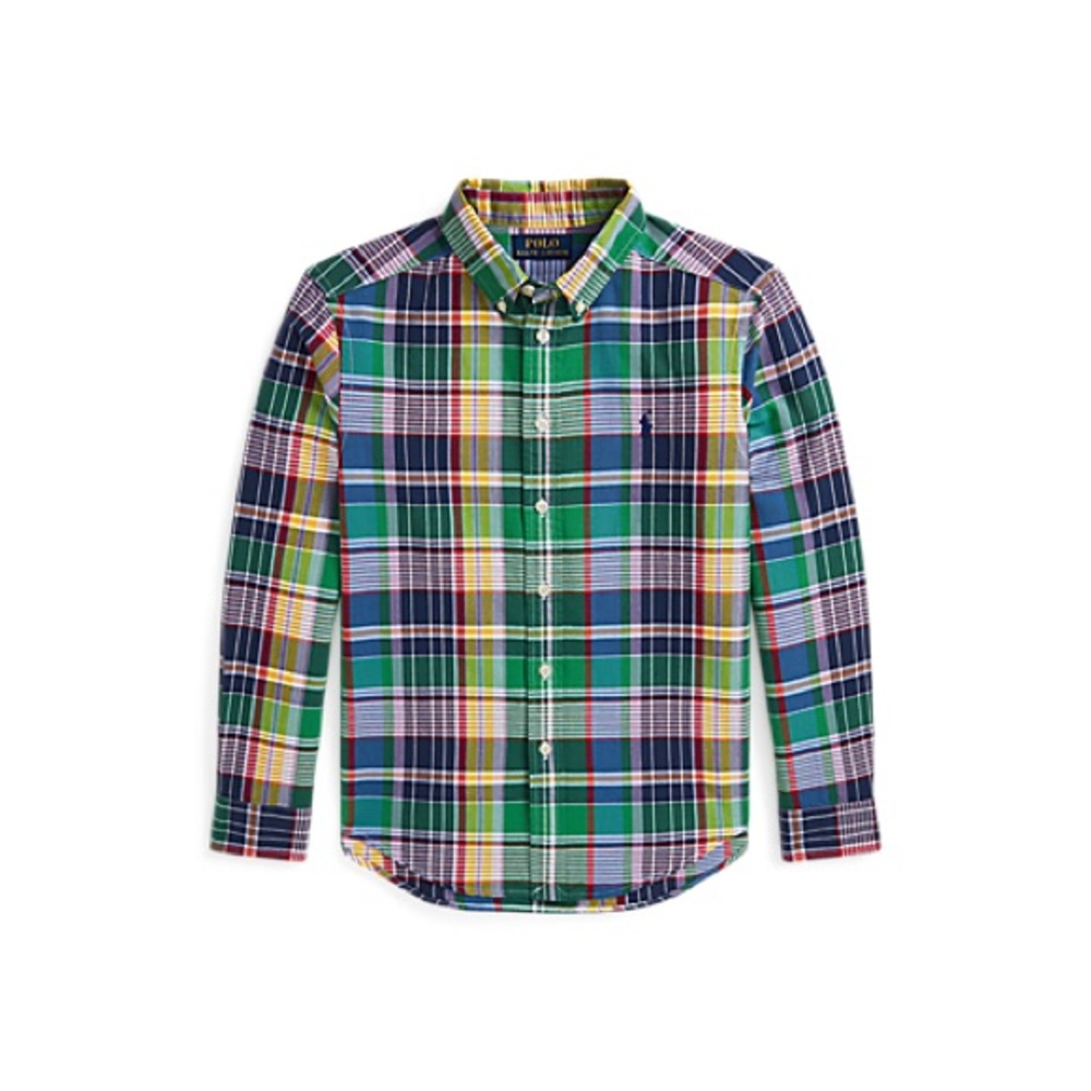 Polo Ralph Lauren  Classic Oxford Multicolor Plaid Shirt